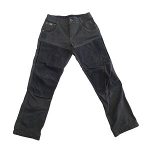 Kuhl Above The Law Mens Double Front Work Pants Size 33 X 32 Carbon Grey.